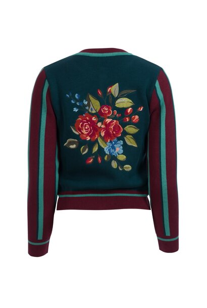 Knitwear cardigan autumn bouqet