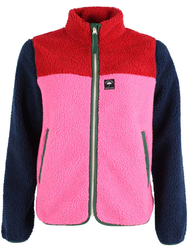 Danebirk Fleece Zip Up red/dk-5