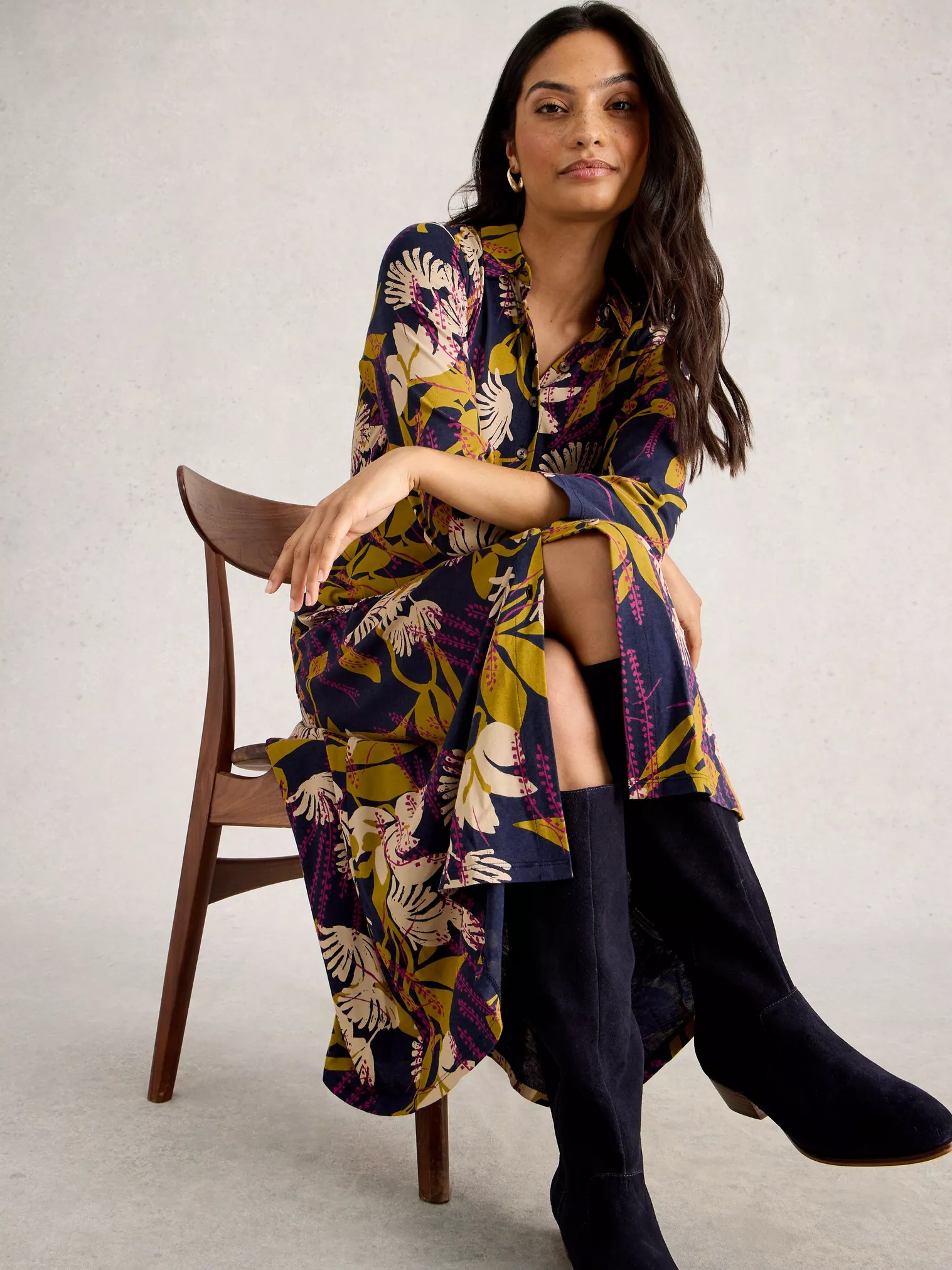 Rua Jersey Shirt dress-2