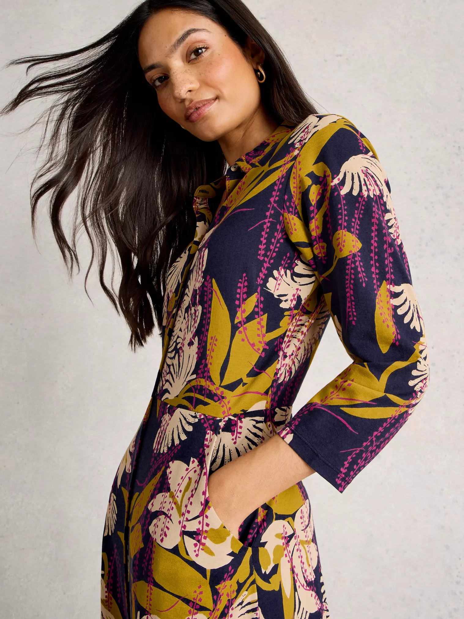 Rua Jersey Shirt dress-3