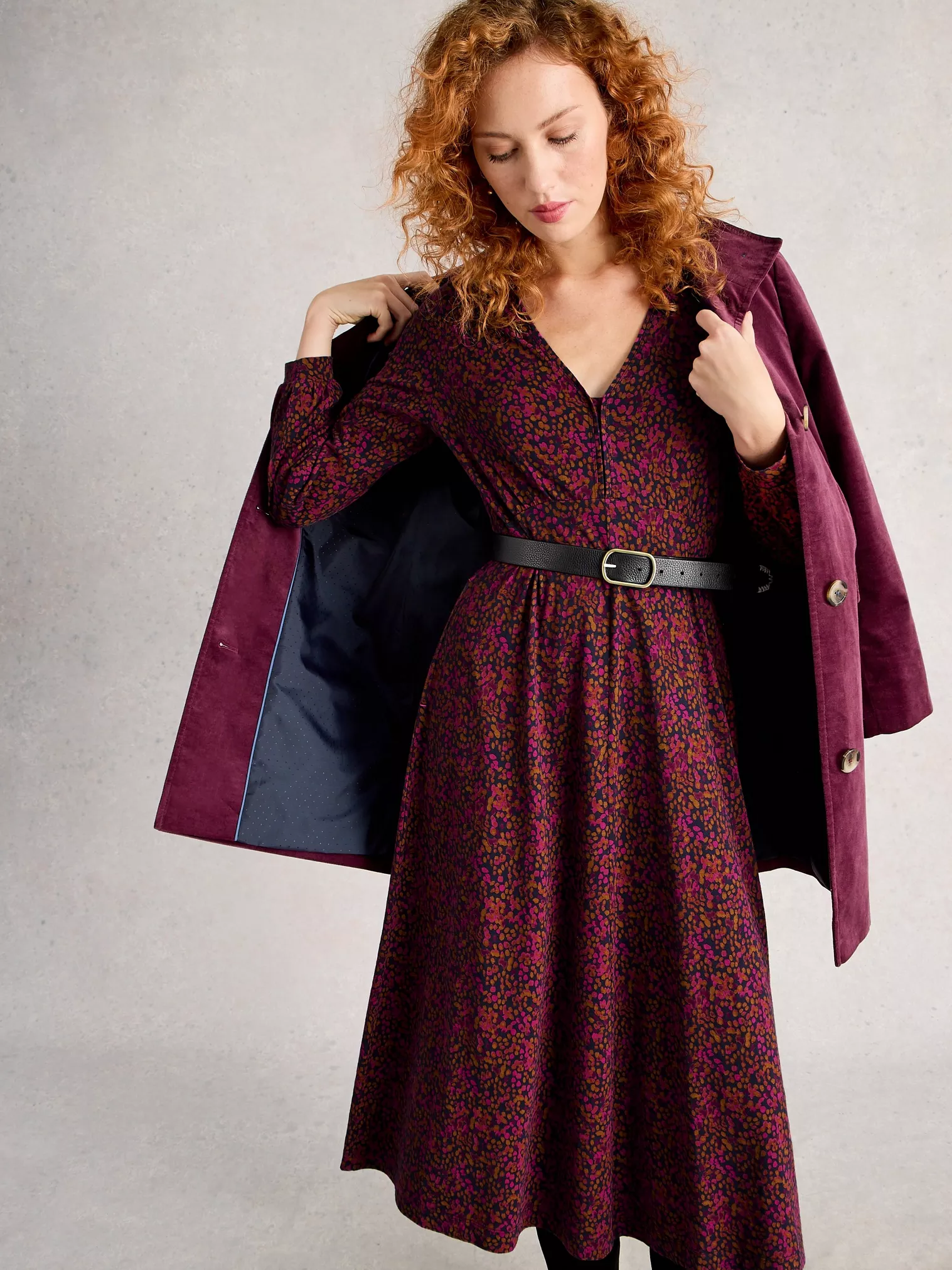 Megan Jersey Dress pink mlt-2