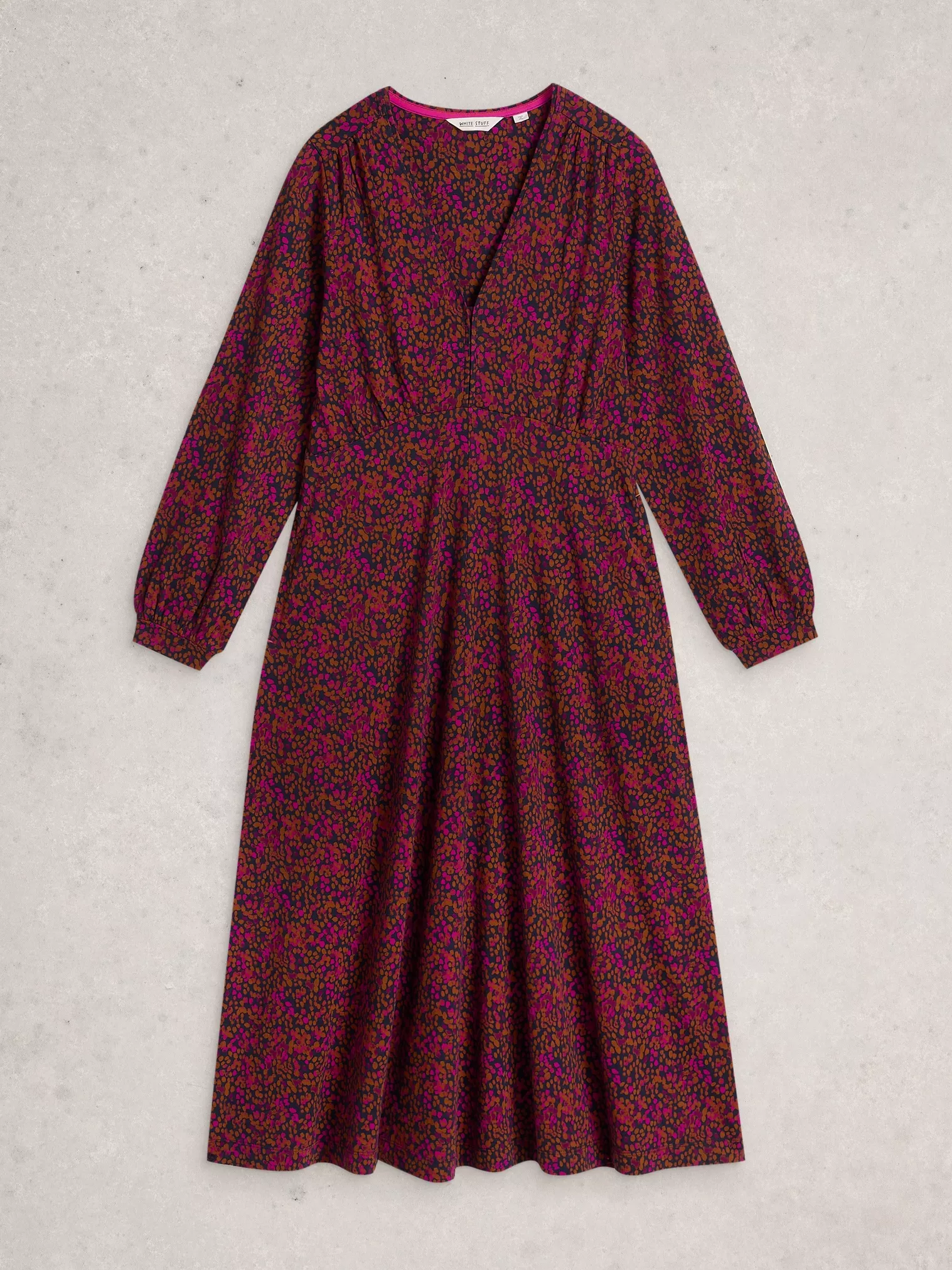 Megan Jersey Dress pink mlt-5