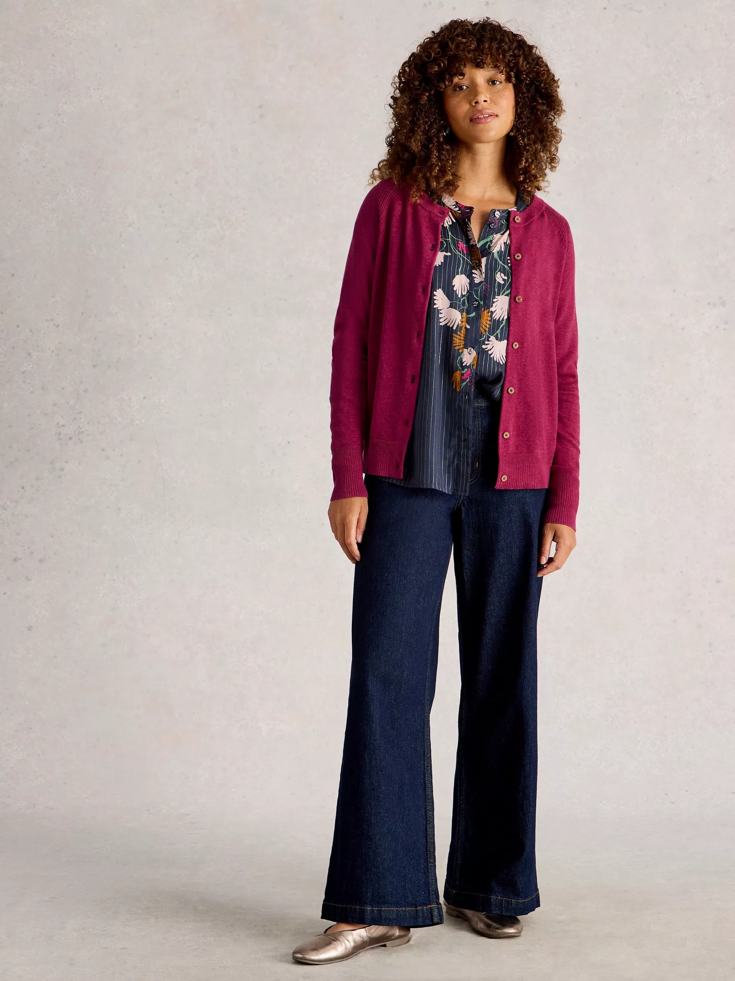 Lulu Cardigan dk plum-2
