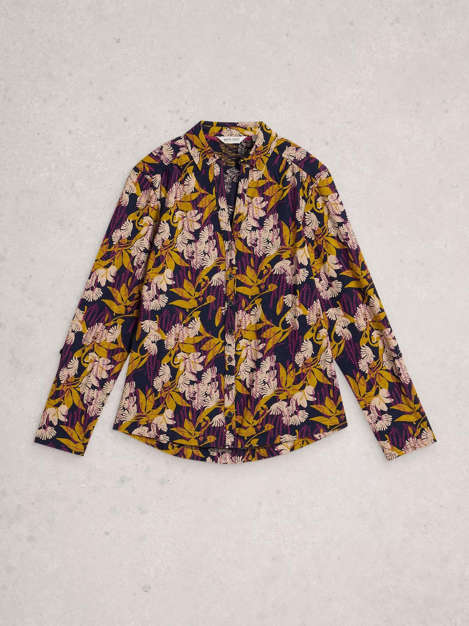 Annie Blouse Navy Multi-5