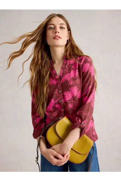 Annie jersey blouse plum pr