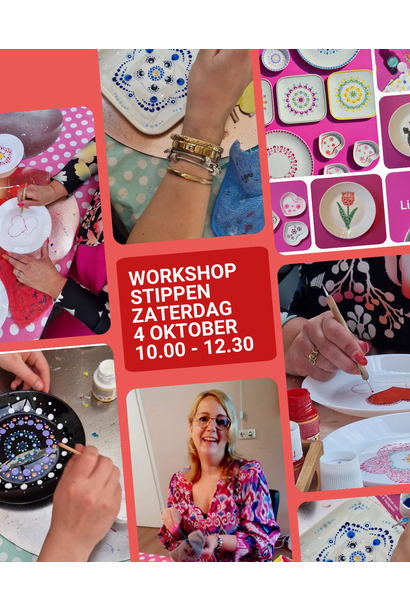 Workshop Stippen Zaterdag 4 oktober 10.00