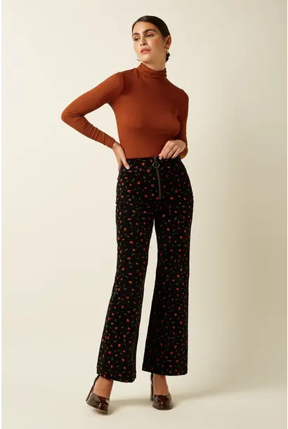 Ida Front Zipt Pants Nival