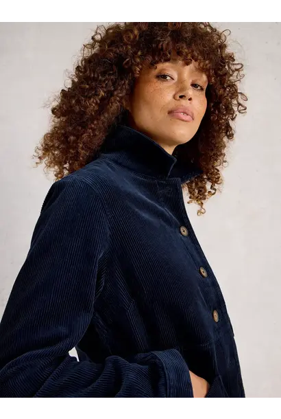 Carrie Cord Jacke navy