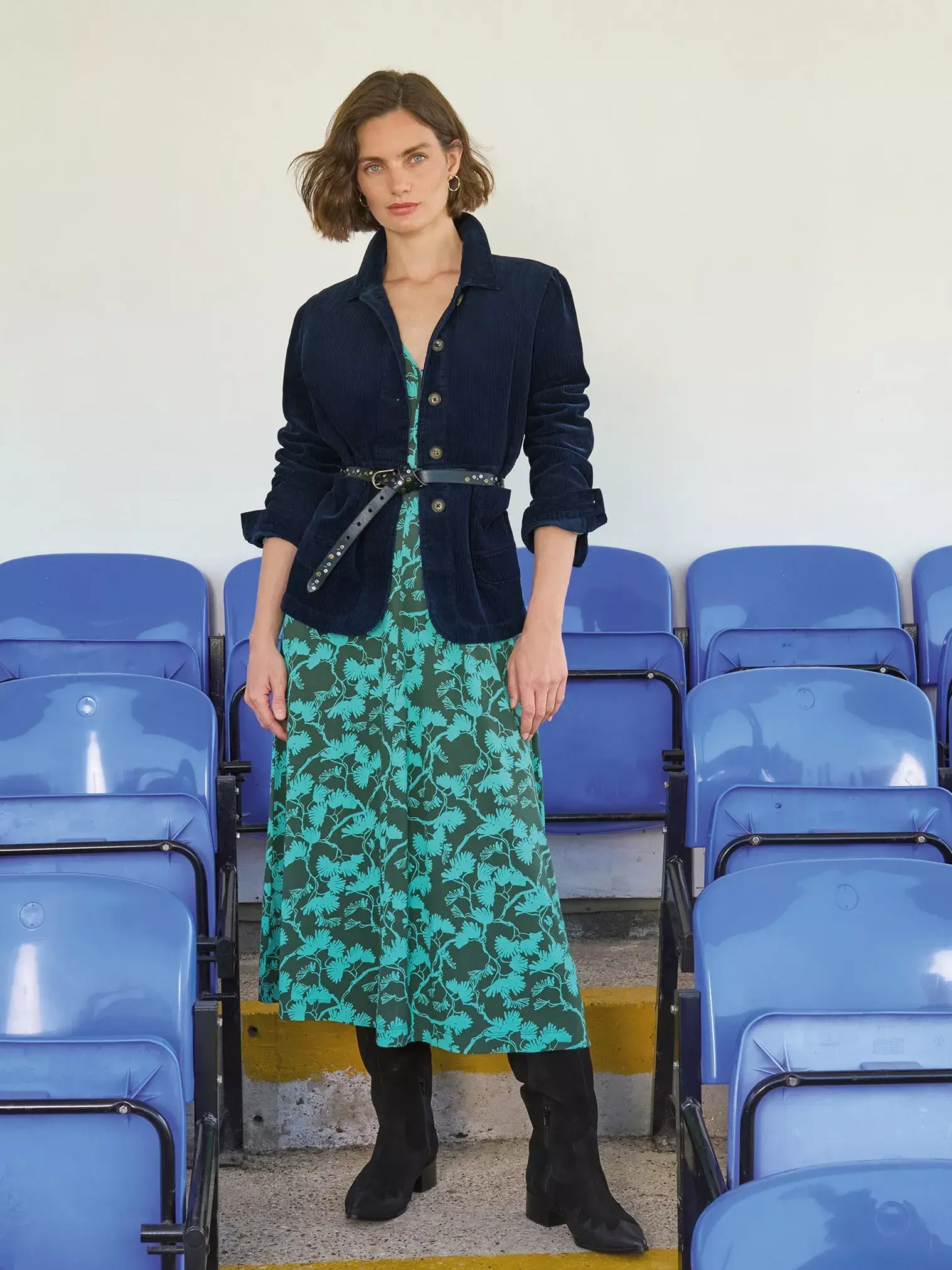 Carrie Cord Jacke navy-5