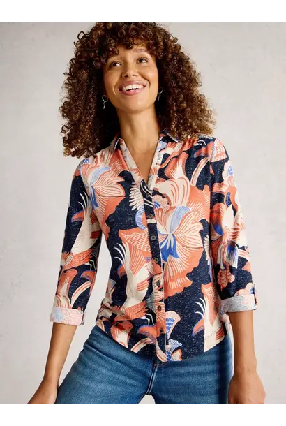 Annie Printed navy pr