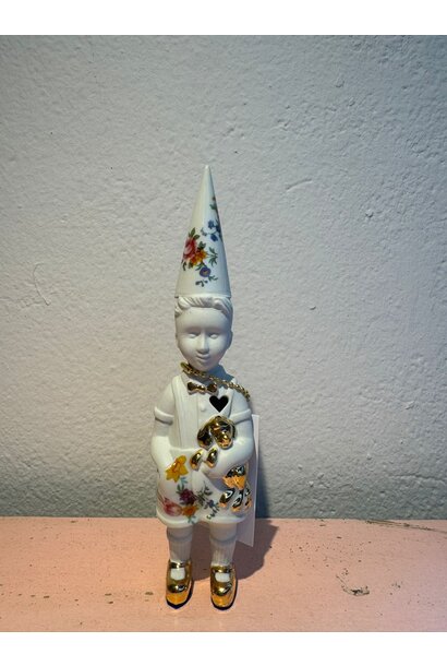 Puntmuts kleine  jongen flower
