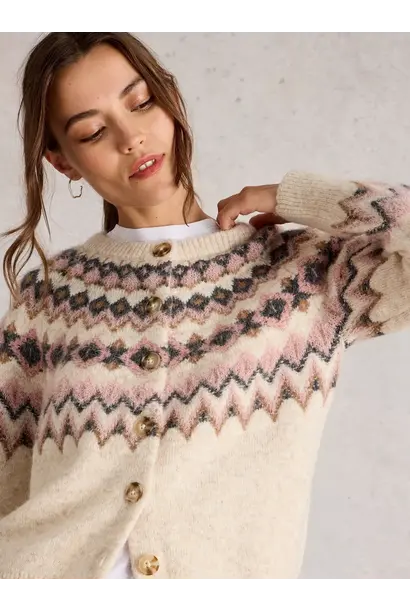 arctic fairisle cardigan