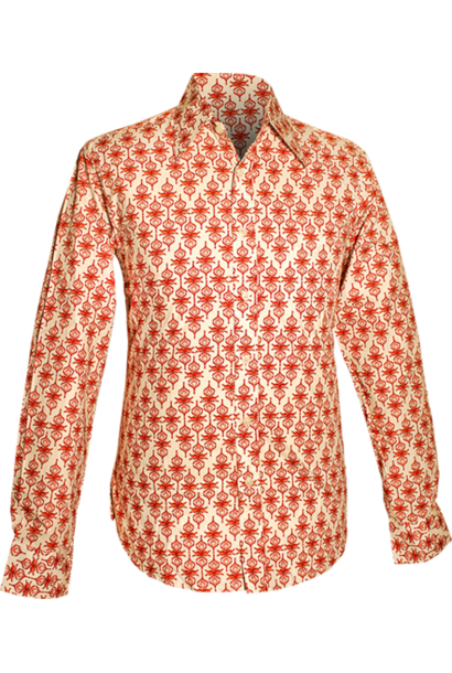blossom creme red