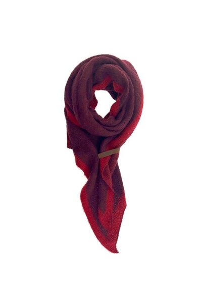 Scarf Fem Edge Red