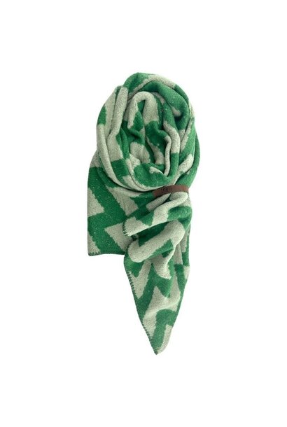 Scarf Fem ZigZag - Green