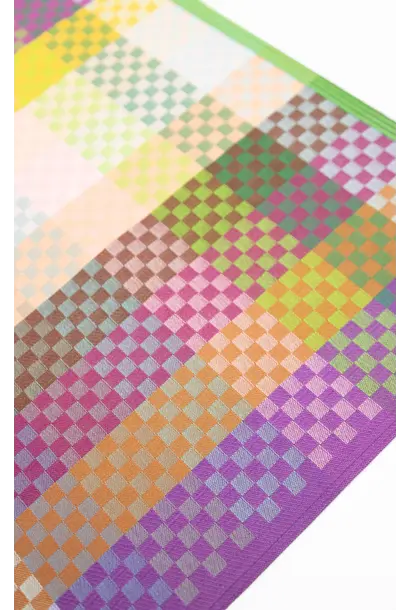 #86B checkered check tea towels