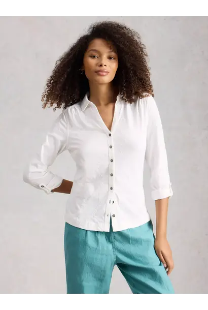 Annie broderie bril white