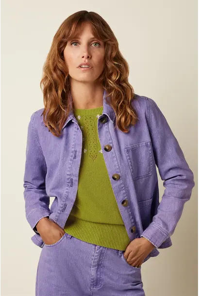 Ellen jacket colored denim
