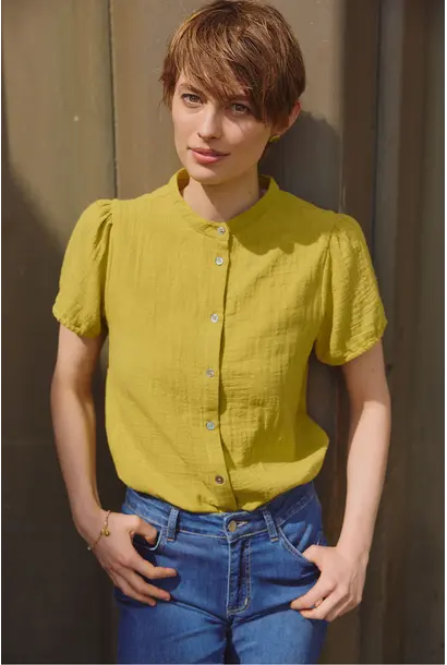 blouse elenaa (avocado green)