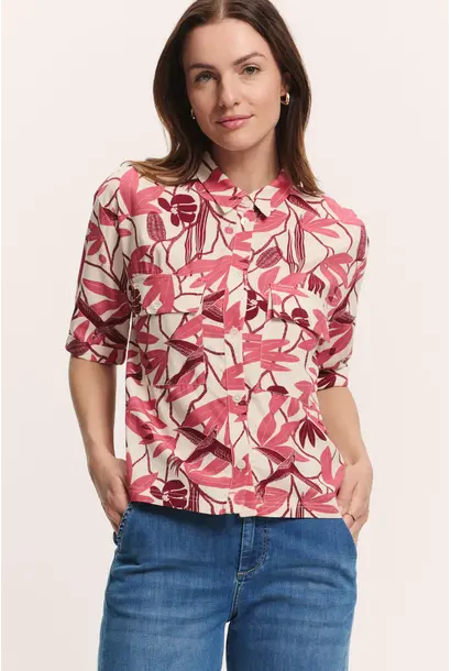 viscose blouse Anii (berry bird)