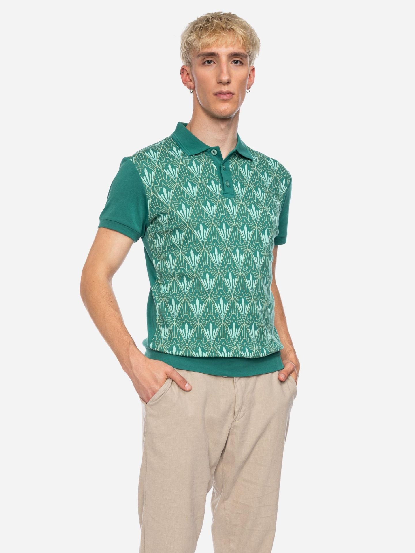 Polo Enzio grn/pop 27/170-1