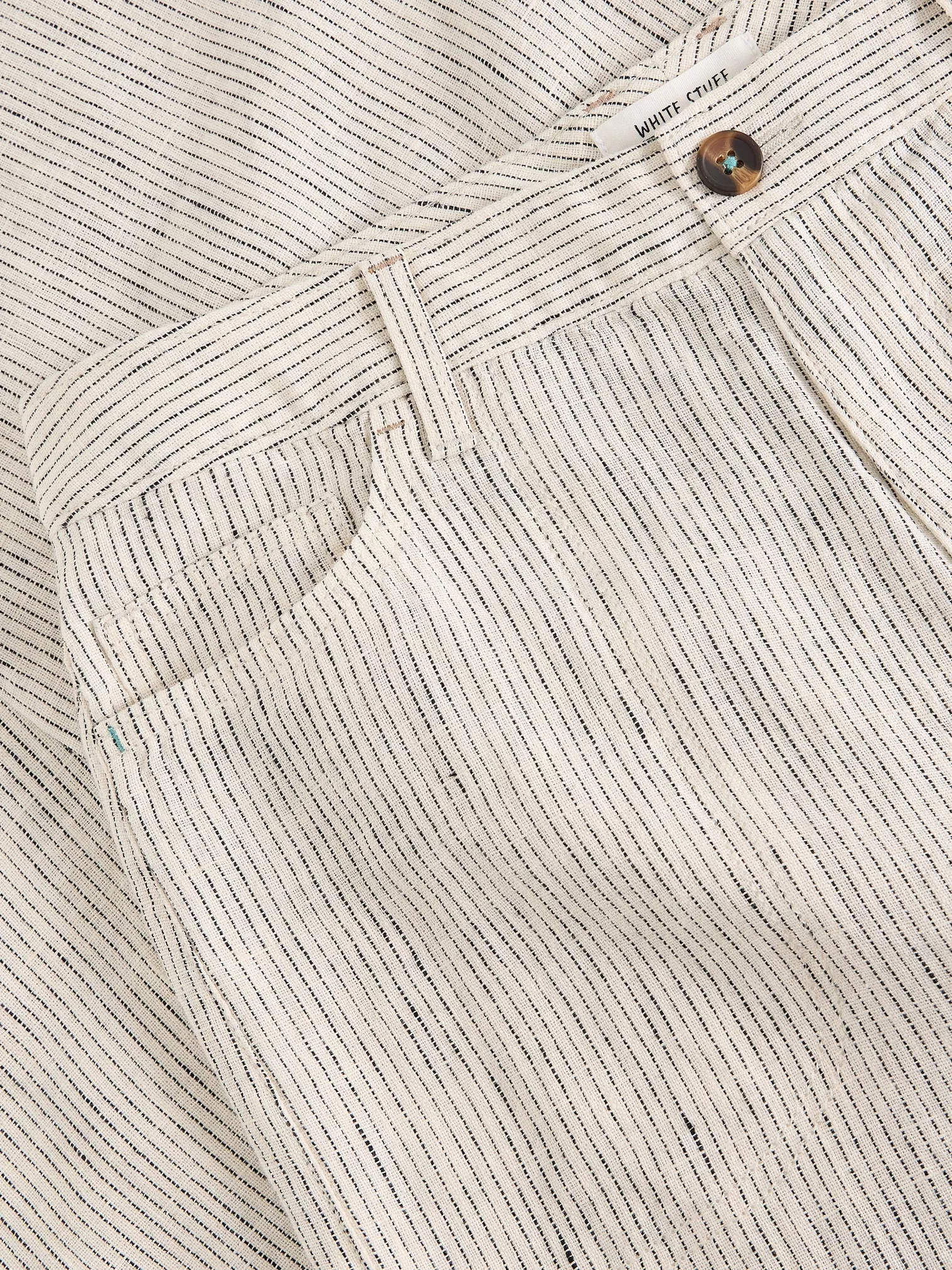 Tia Linen wide leg crop-6