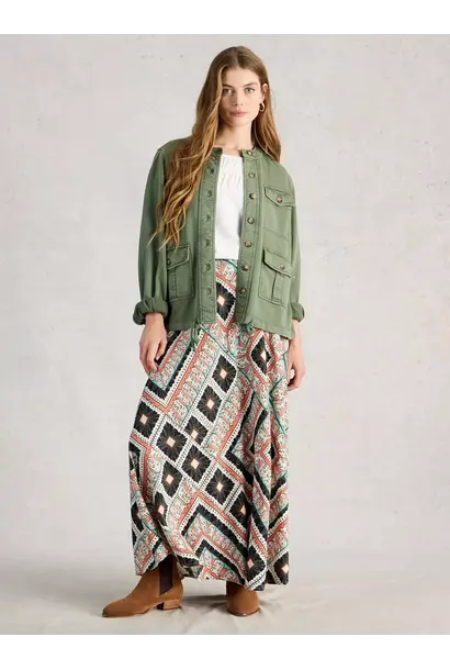 Hope linen blend maxi skirt