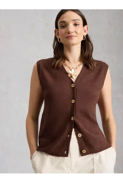 nova linen blend tank