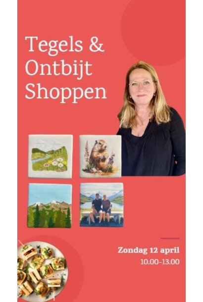 Tegels maken, ontbijt en shoppen 10.00