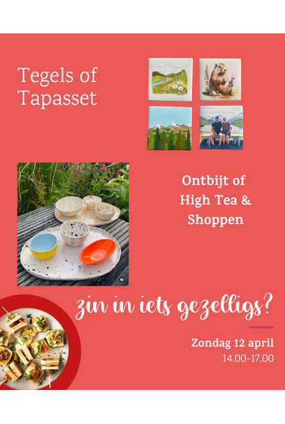 Tegels maken, ontbijt en shoppen 10.00