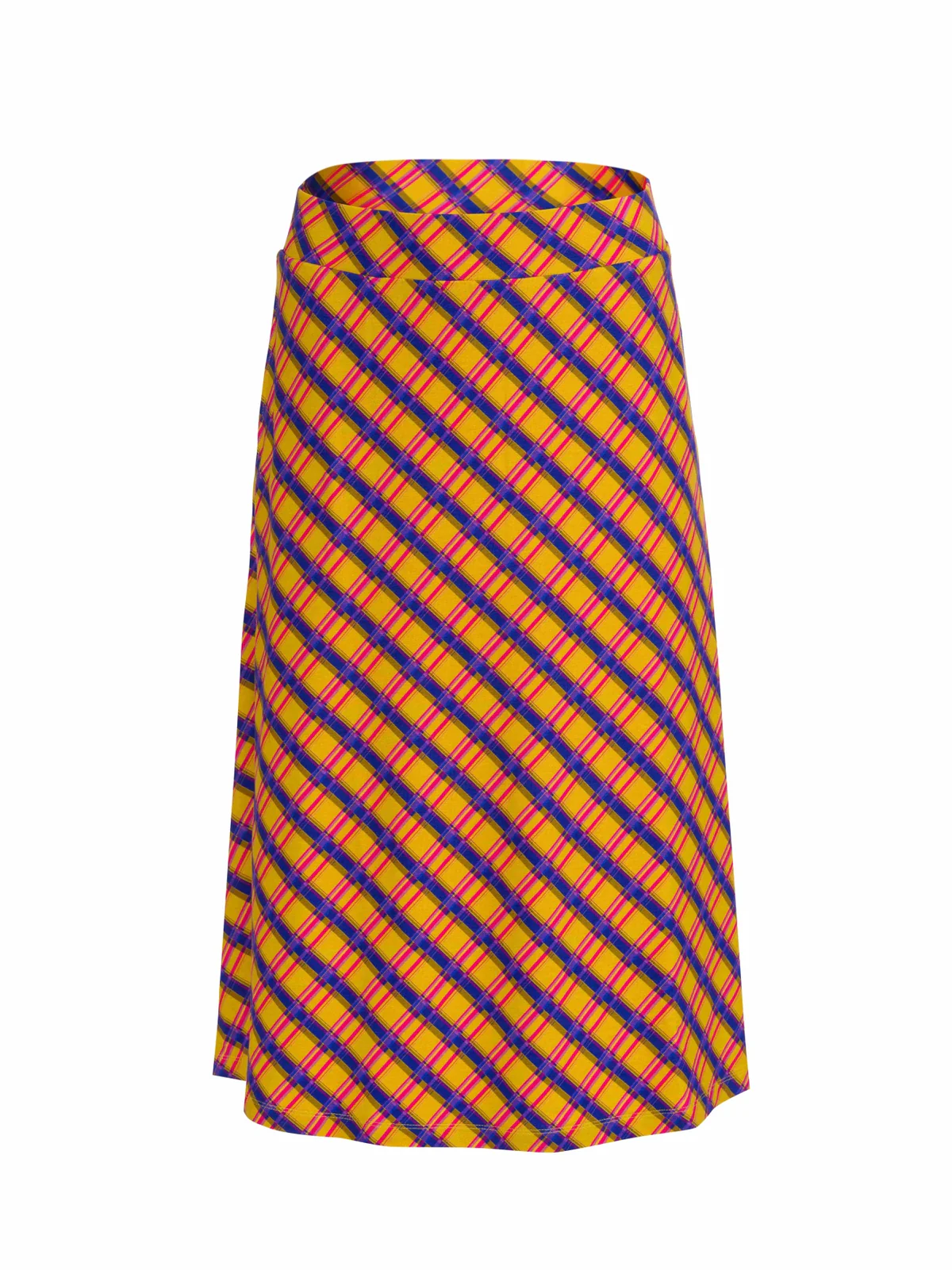 Holly skirt groovy tartan-4