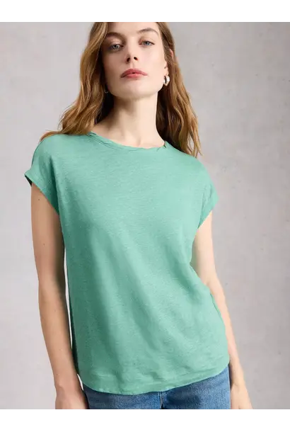 rowan linen tee mid tea
