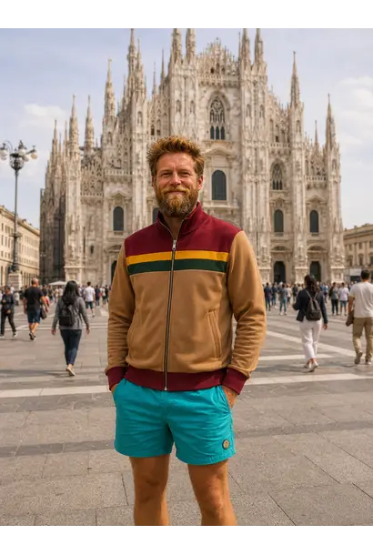 Poolside negroni jacket maroon