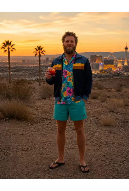 Poolside negroni jacket blue