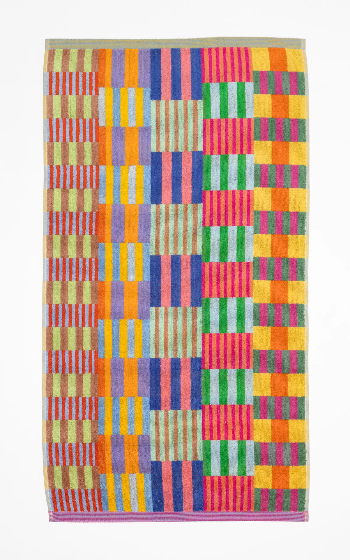 bath towel #122 tulip quilt S-1