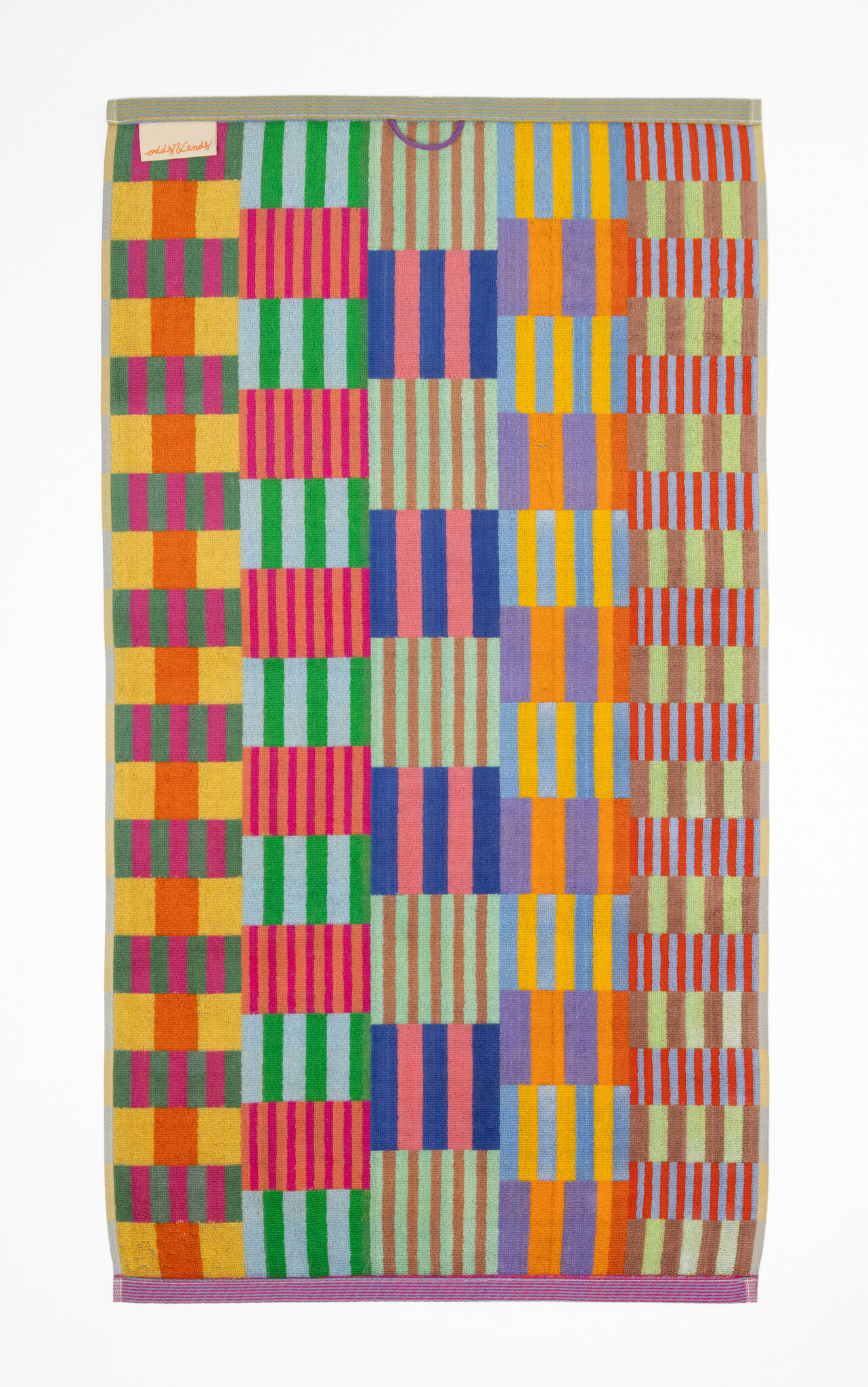 bath towel #122 tulip quilt S-2