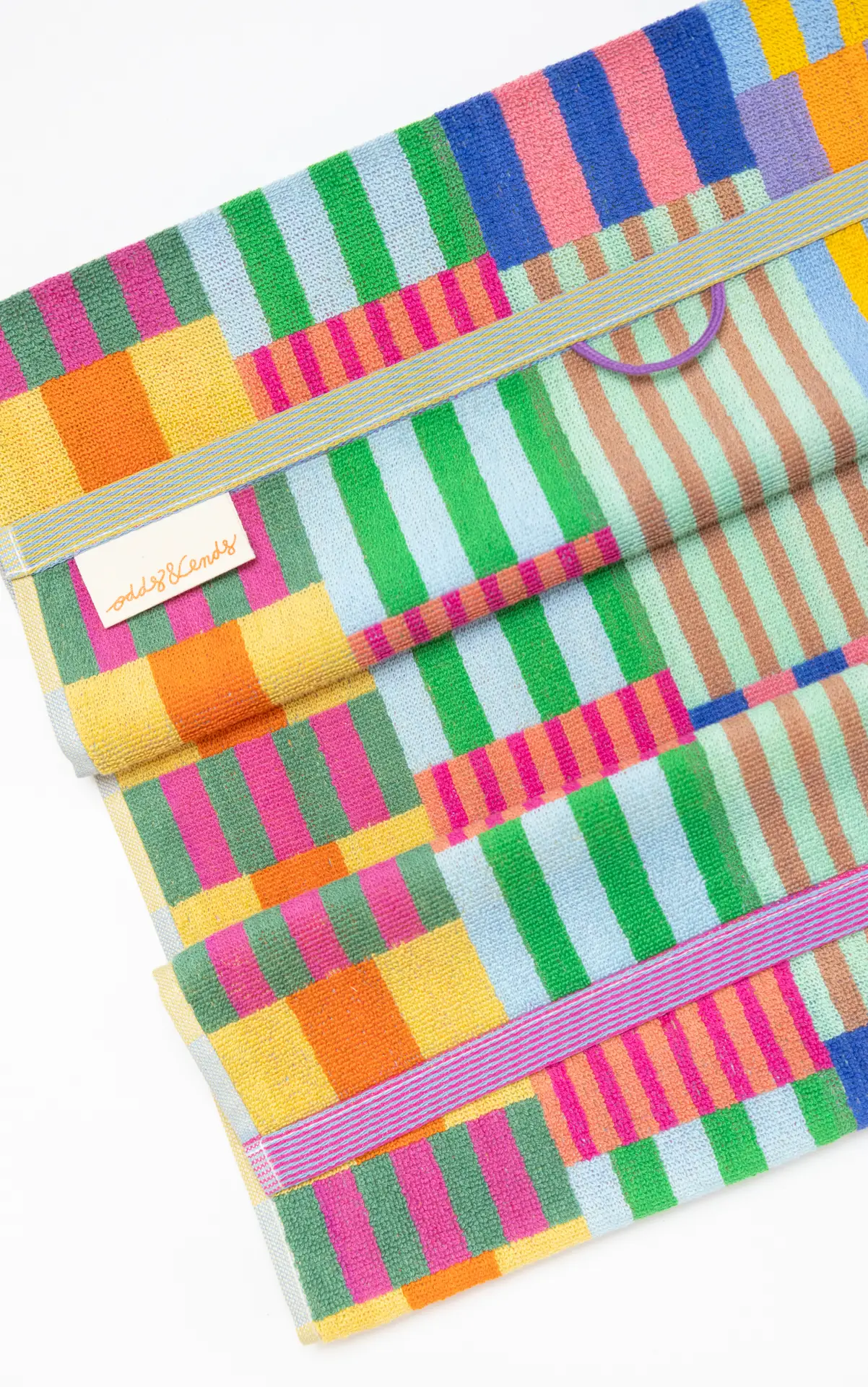 bath towel #122 tulip quilt S-5