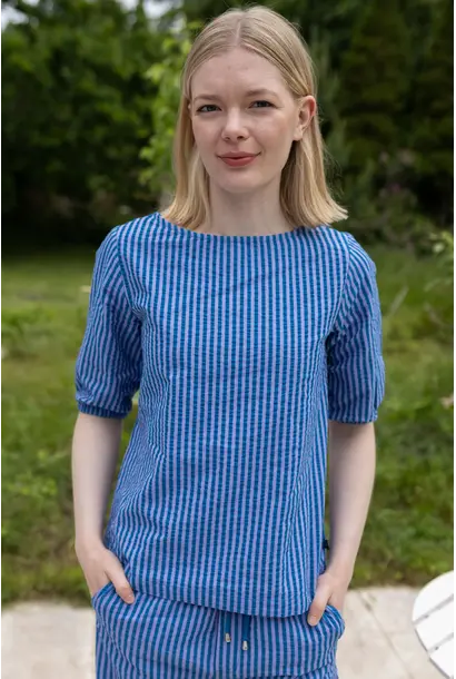 Danecremant seersucker shirt warm