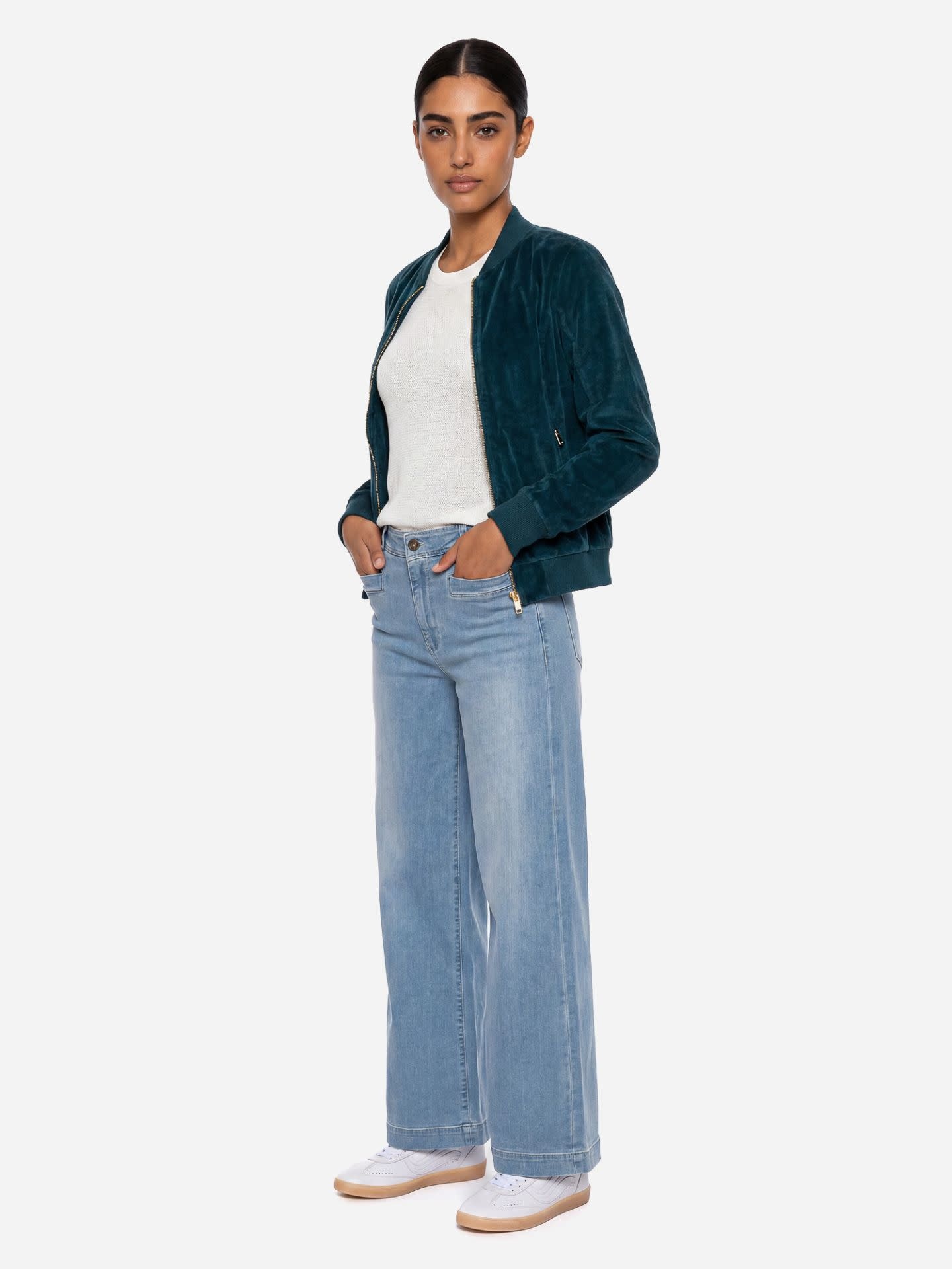 ATO Berlin Bebe Jack Dark Sea | Velvet bomber dames-2