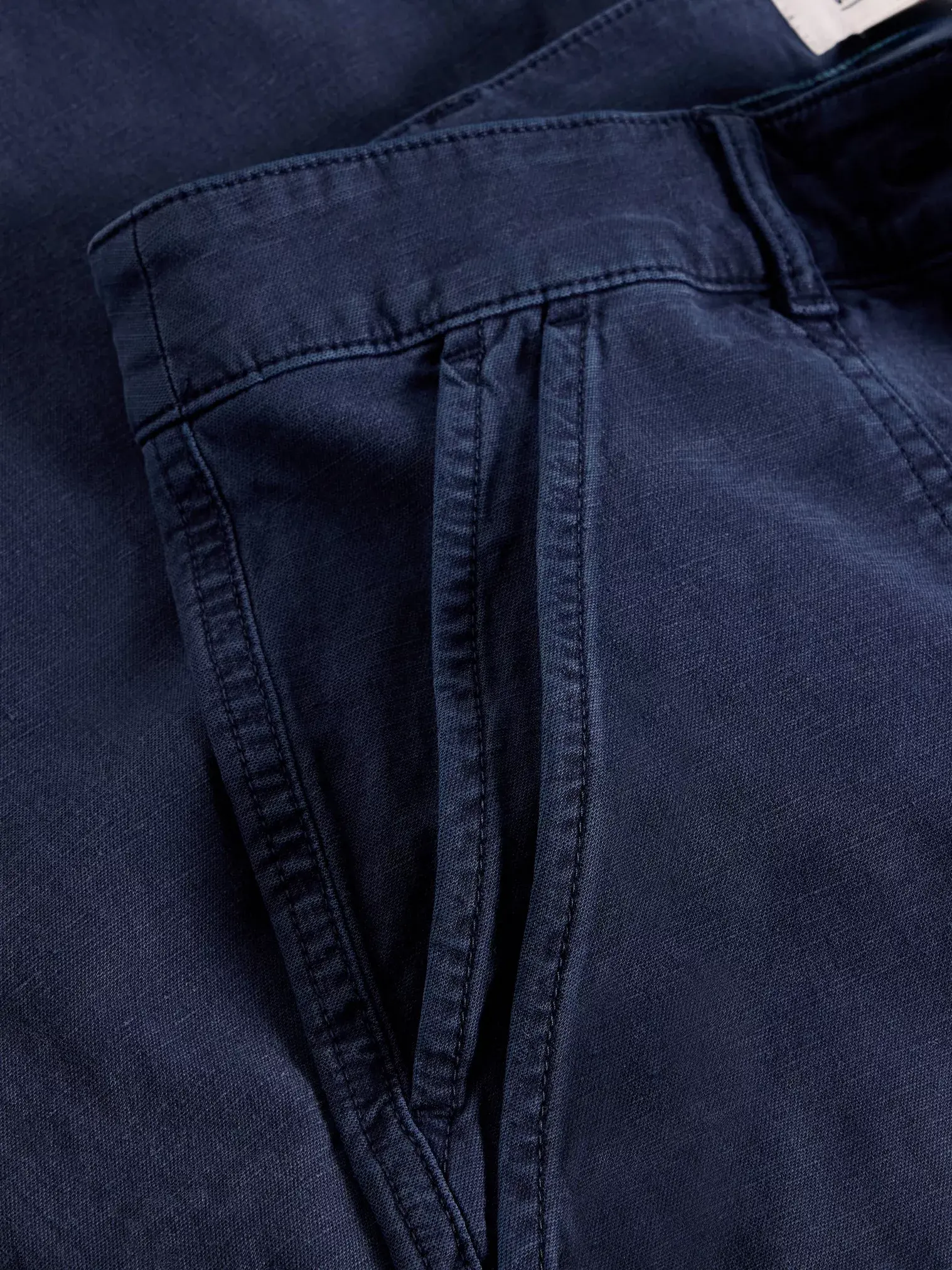 twister chino wide leg donkerblauw-6