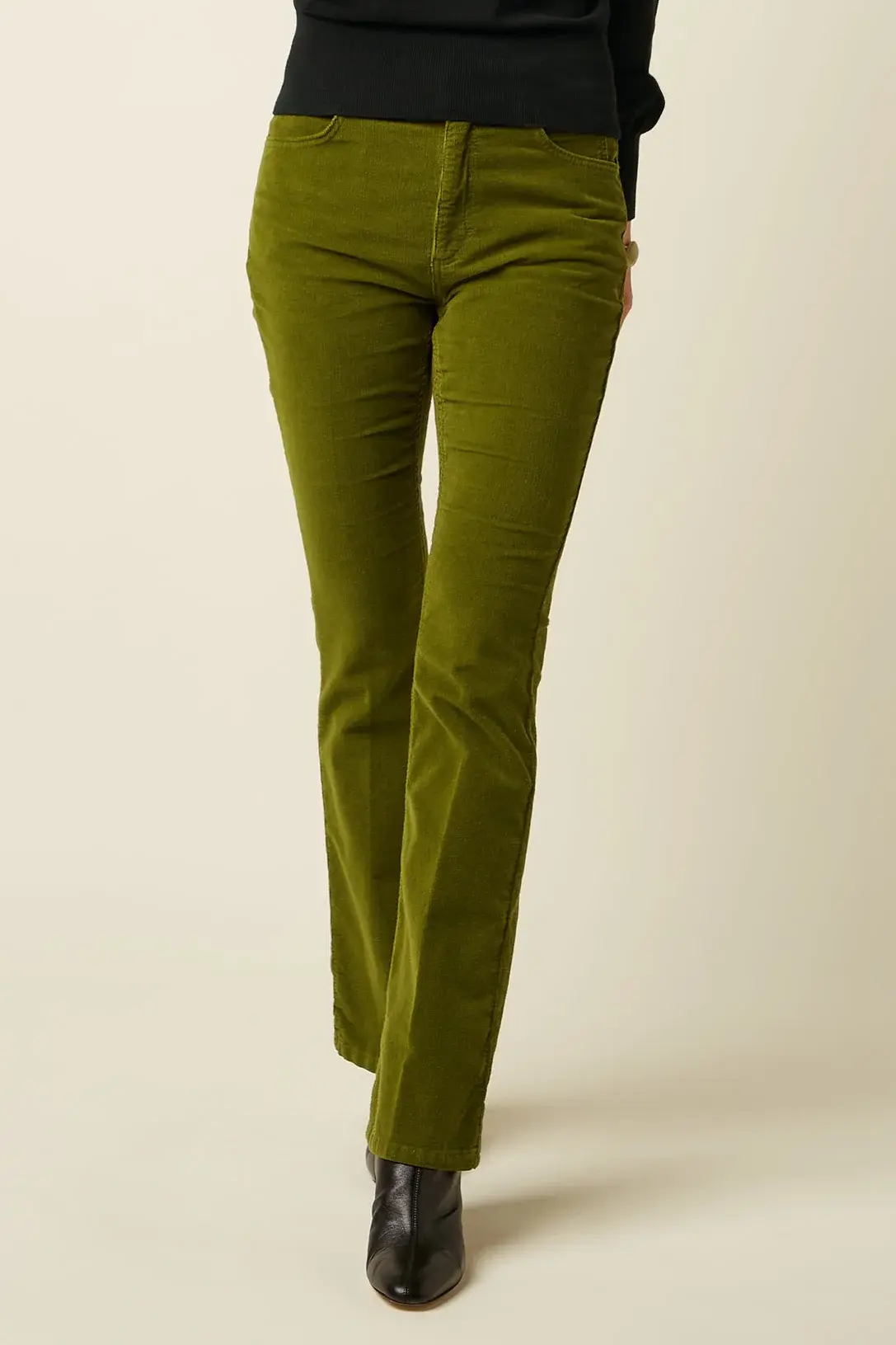 Tammy Flared Pants Baby Cord-3