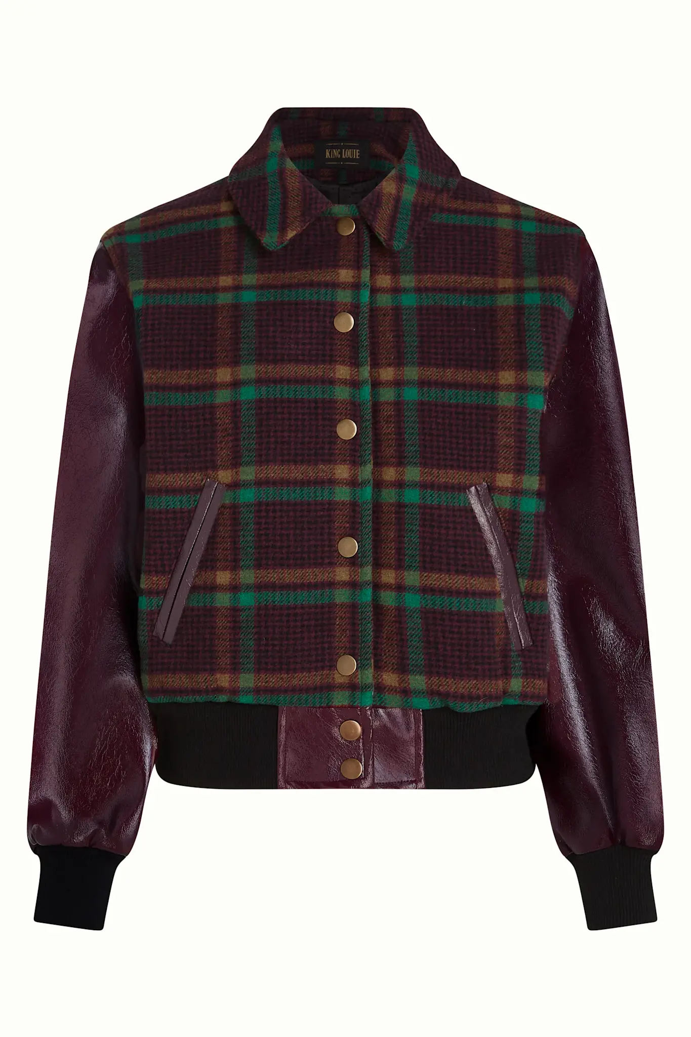 Billie basebal jacket vera check-6