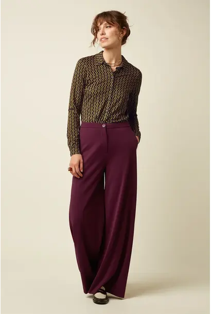 peppa pants dana plum red