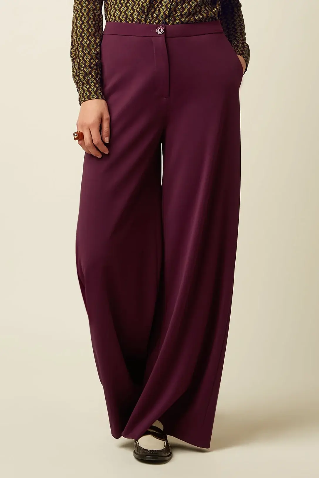 peppa pants dana plum red-2