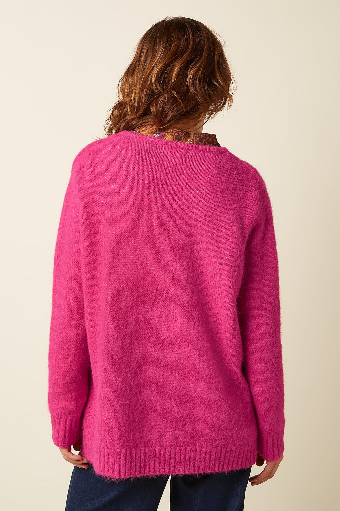 Vina top Hollow neon pink-5