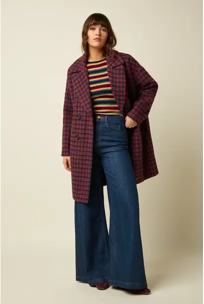 Nia coat Rosey