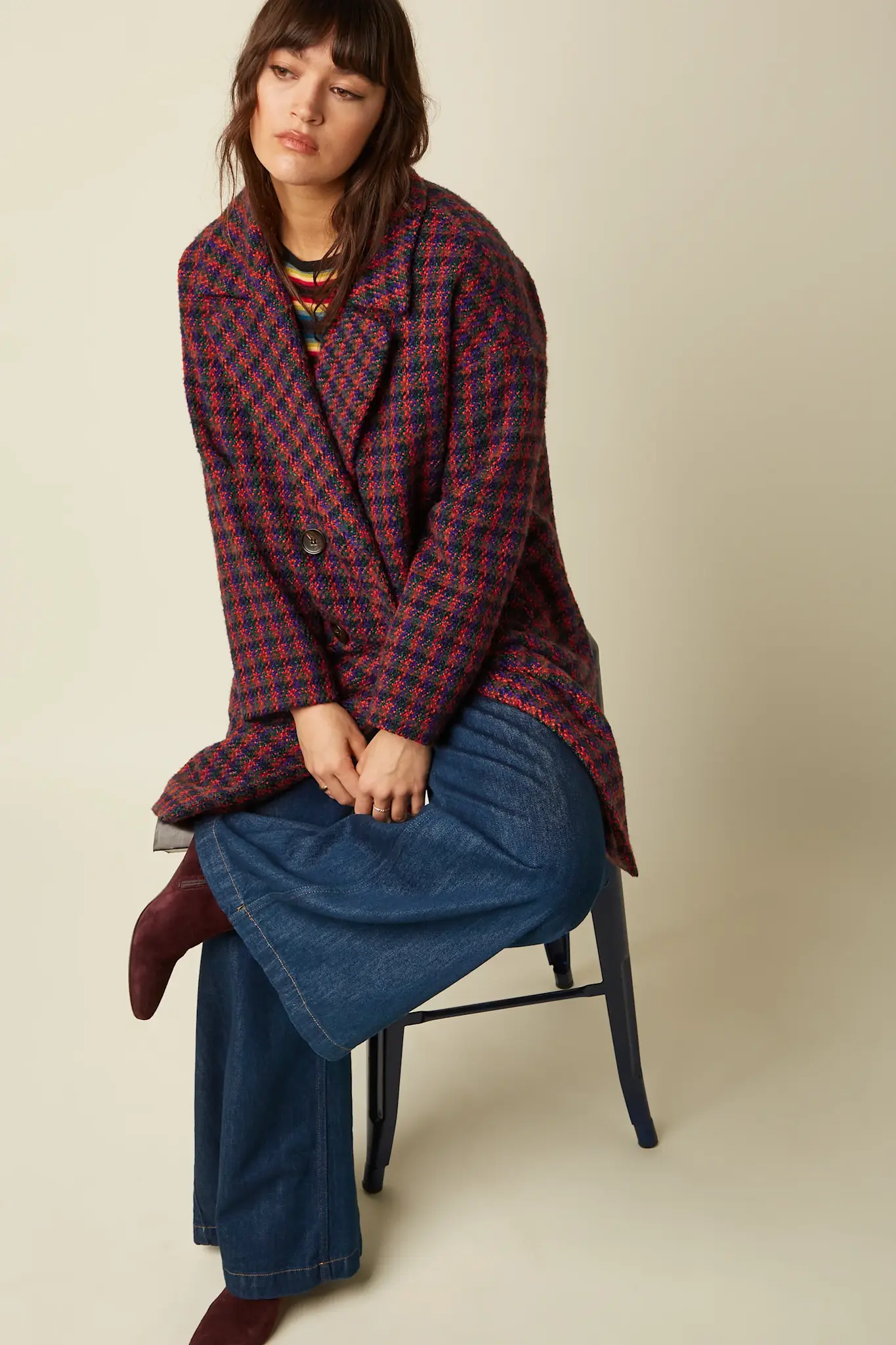 Nia coat Rosey-4
