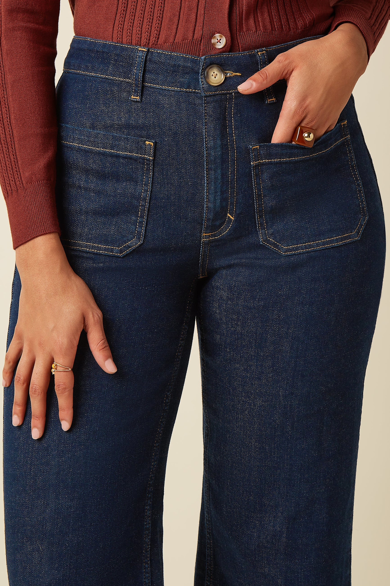 Paige pocket pants Muse denim-2