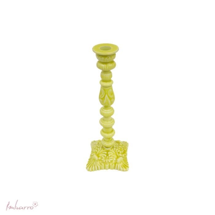 Imbarro Kandelaar Loren Lime | Metaal 30 cm-1