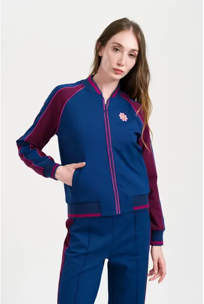 Harley jacket Punta di roma navy peony